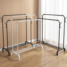 落地衣架服装店宿舍卧室挂衣服架子室内晾衣架可移动多功能衣帽架