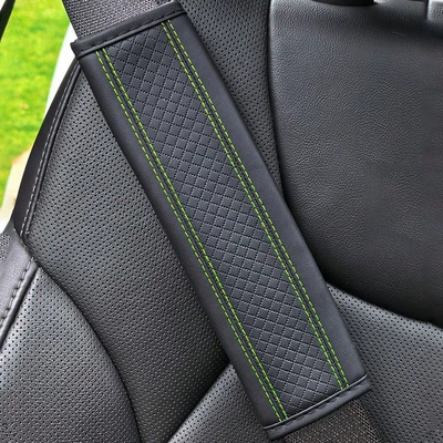 Belt Protective Cover, Seat belt shoulder pad - green