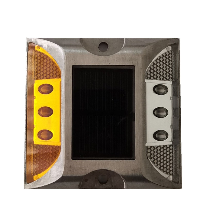 太阳能红蓝 黄白 红绿 双色铸铝道钉太阳能道钉灯太阳能爆闪灯