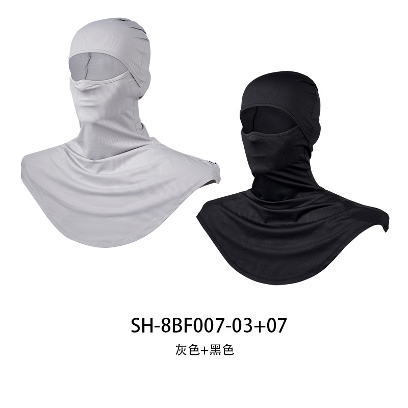 Secado al sol musgo chal cabeza cubierta cara completa transpirable verano trabajo al aire libre pesca pescado motocicleta montar a prueba de sol cubierta de la cabeza