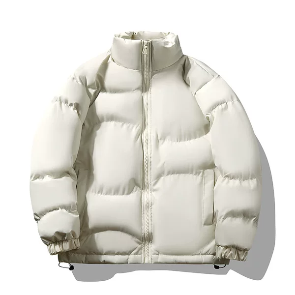Winter Thickened Warm Couple Cotton Jacket for Men and Women, Casual Cotton Coat 2025 New Style, Stand Collar, Loose Fit