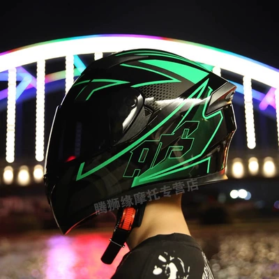 Motosiklet kaskı (dəbilqə) — Motorcycle Helmet Men's Retro Motorcycle