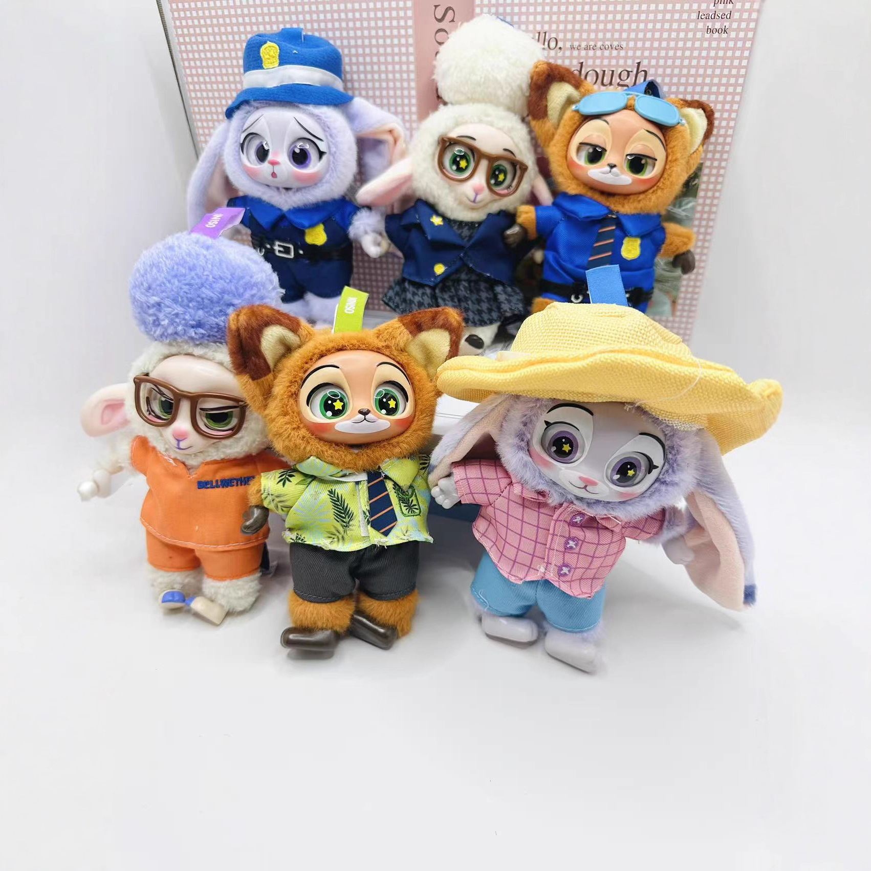 Foreign Trade Cross-Border Zootopia Tangjiao Series Plush Doll Toys Nick Judy Trendy Backpack Ornaments