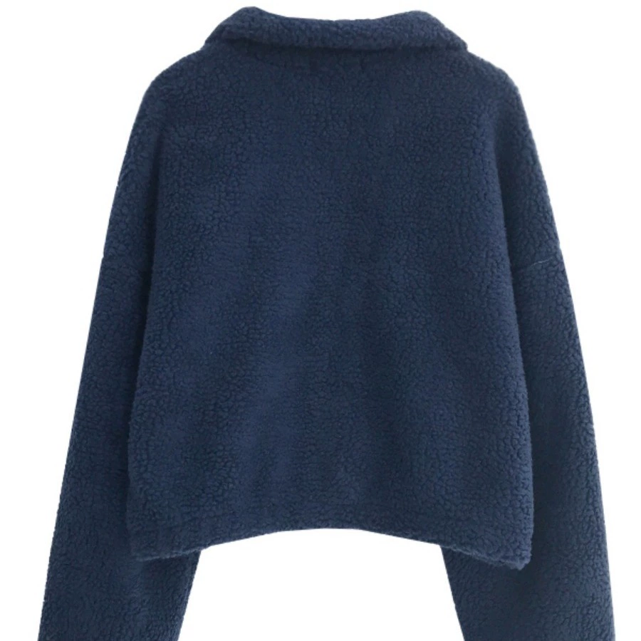 Winter base short cardigan, Korean style, increased thickness