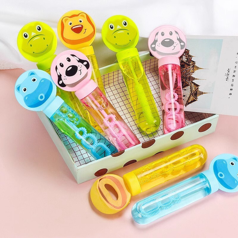 子供用ハンドヘルドバブルスティック大型バブルマシンバブル液体バブル水漫画のおもちゃバブル幼稚園赤ちゃん|undefined