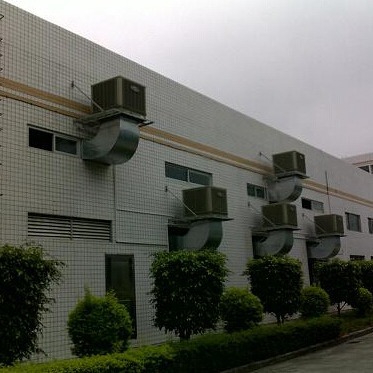 眼镜厂通风降温 环保空调 负压风机 降温水帘