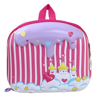 Fashion new kindergarten schoolbag boys and girls cartoon ice cream rocket eggshell backpack casual children backpack
