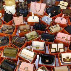Lady's bag 女士包包新款时尚简约个性手机包锁扣韩版单肩斜挎包
