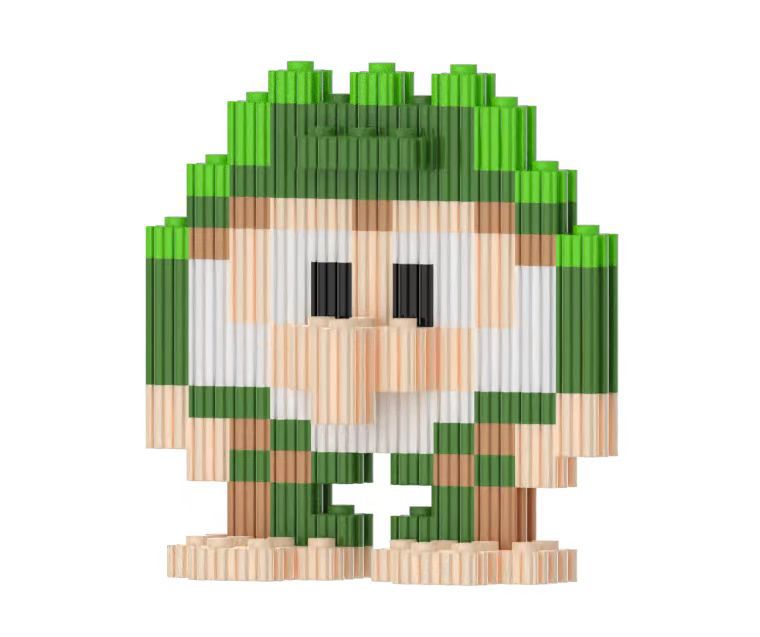 Compatible transfronterizo muñeca de dibujos animados creativos de Lego, pequeñas partículas, juguetes educativos ensamblados, bloques de construcción, regalos para estudiantes al por mayor