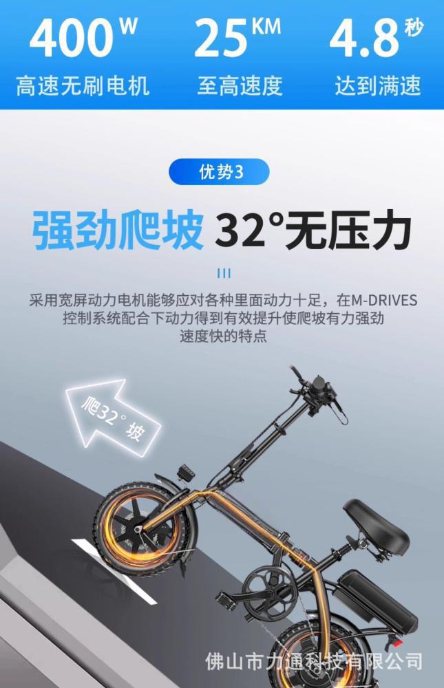Folding Electric Vehicle Lightweight Portable E-Bike