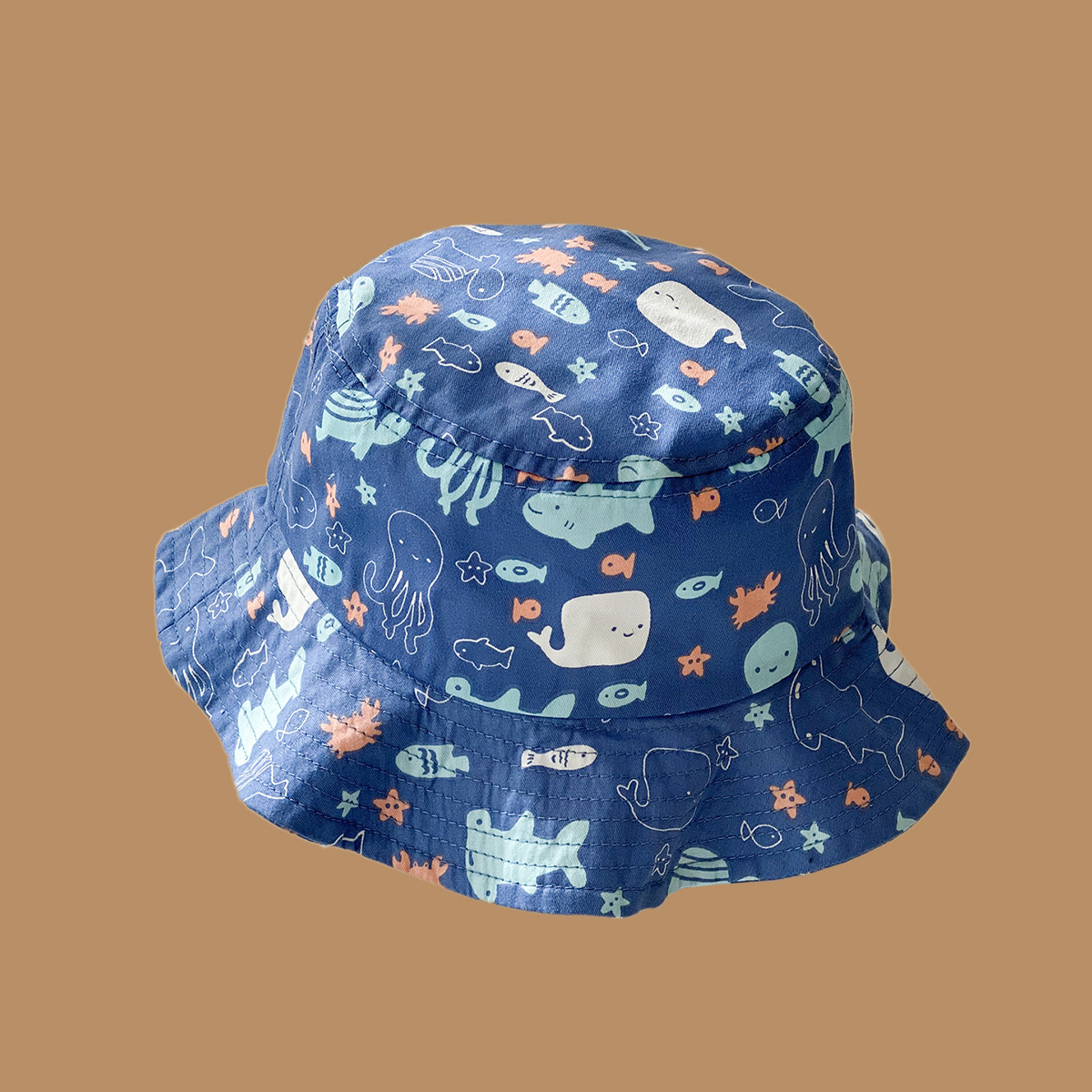 Marine Life Pattern Children Bucket Hat NSTQ43090