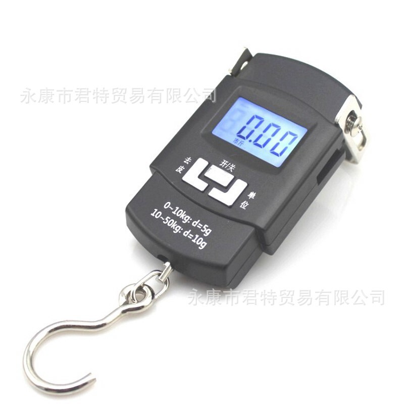 クロスボーダーA08手提げ秤伸縮フック秤ポータブル電子秤フック秤荷物秤50kg釣り針秤屋外|undefined