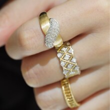 ��ʽ�͹Ų����L��ɫ���z18k���ʯ��ָ�ٽz�r�и߼��|��ͬ���Ʒ