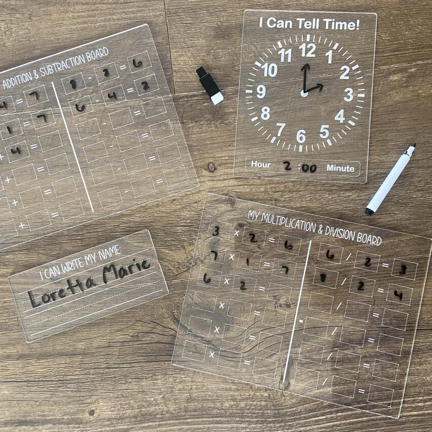 跨境热销透明亚克力，亚克力便利板，记录板