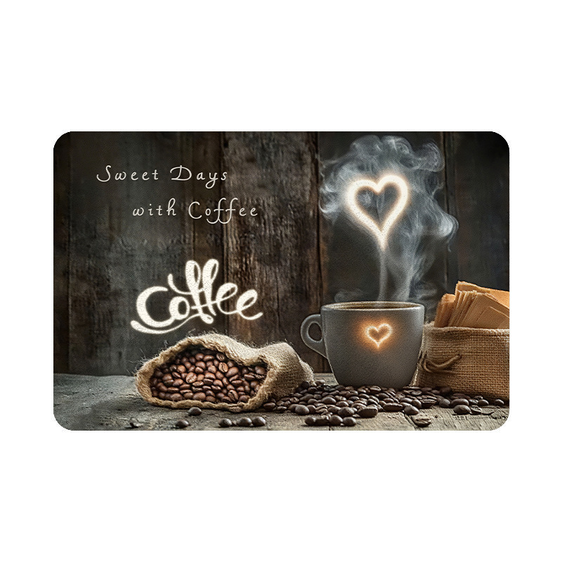 Transfronterizo TEMU cafetera cojín de absorción de agua tazón antideslizante bar cojín de drenaje cojín de secado cojín de encimera cojín de mesa de comedor cojín libre de lavado