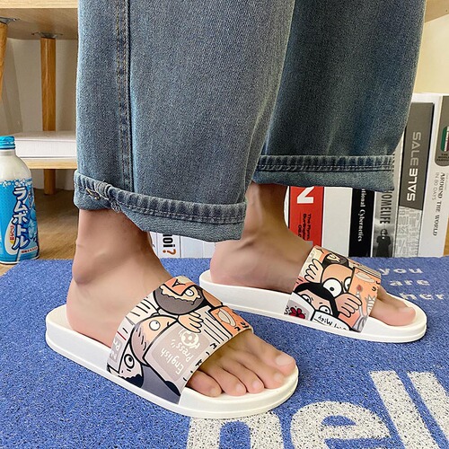  New Slippers for Women Summer Fashion Outerwear Slippers Korean Style Personalized Home Outdoor Beach Couple Sandals Slippers