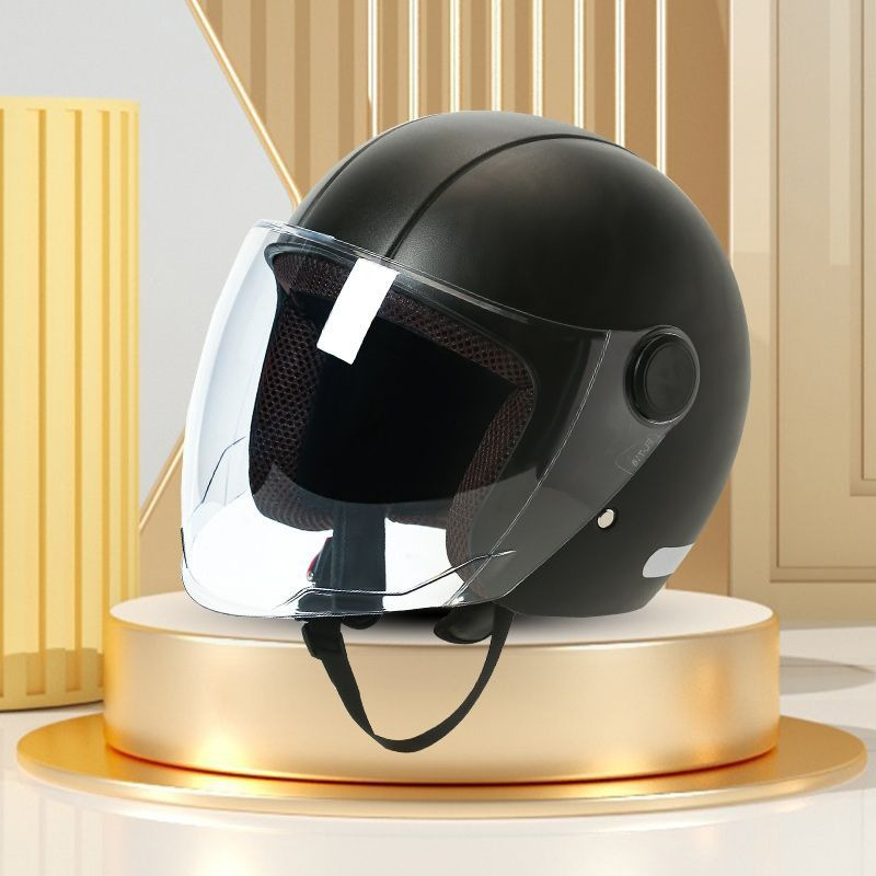 Auto Parts and Accessories – Universal Vehicle Helmet Men - black-high-definition-anti-fog-new-national-standard