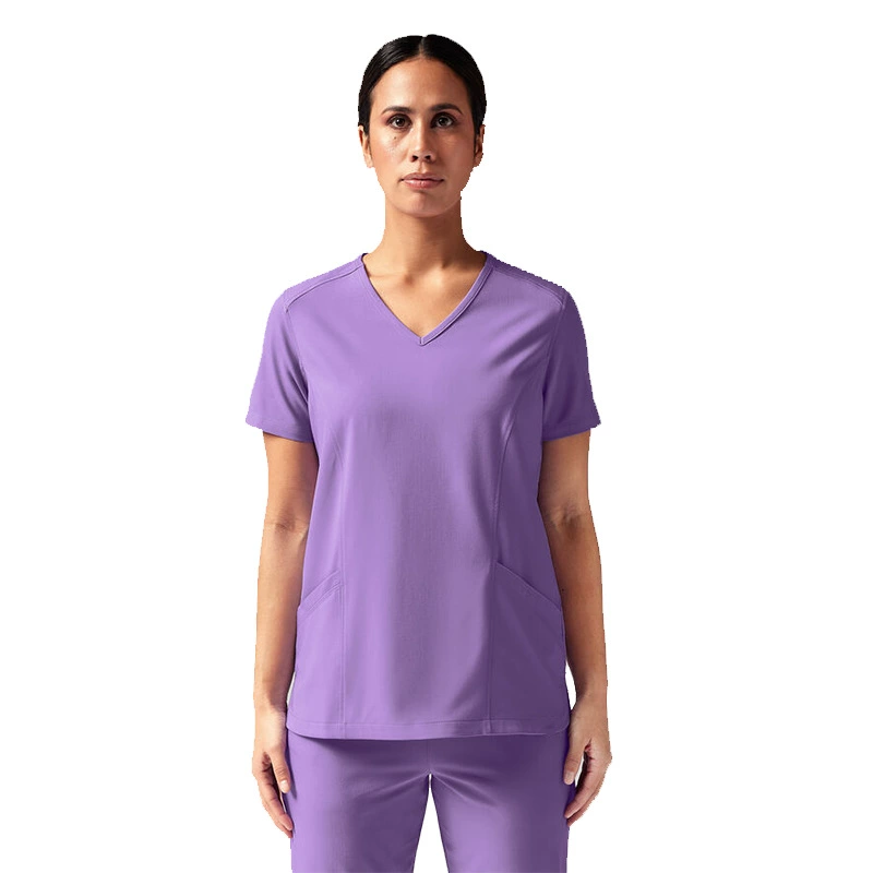 Set, doctor uniform, elastic quick dry nurse uniform for work, for beauty salons