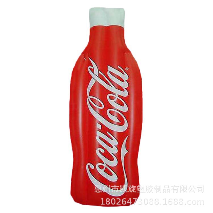 Factory supply of inflatable PVC bottle floating row
