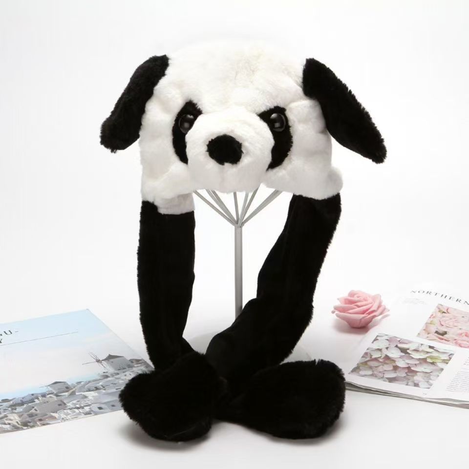 Sombrero de panda con luz