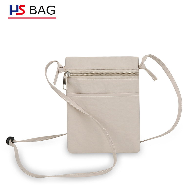 2026 New Cross-Border Casual Simple Japanese-Style Phone Bag, Artistic Fashion Lightweight Single-Shoulder Korean-Style Crossbody Small Square Bag