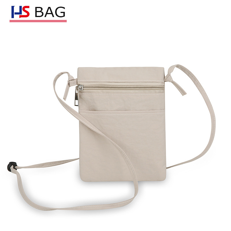 2026 New Cross-Border Casual Simple Japanese-Style Phone Bag, Artistic Fashion Lightweight Single-Shoulder Korean-Style Crossbody Small Square Bag