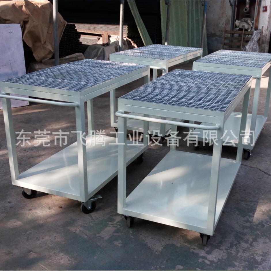 东莞可定货工具车 二层可推移动车  多功能模具存放车厂家批发