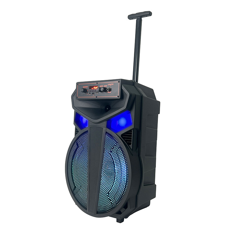Gran fabricante de altavoces de barra de tracción de 12 pulgadas 20W tienda de promoción de reproducción Bluetooth con doble trigo