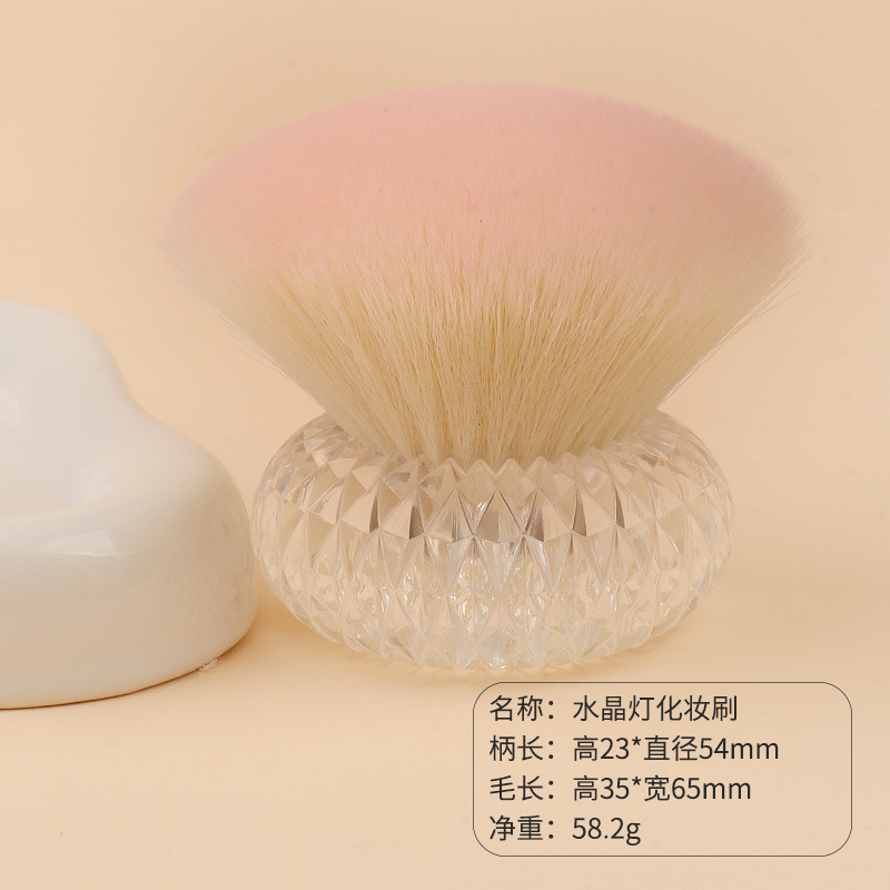 Nuevo pincel grande para polvos, pincel para polvo de uñas, pincel de maquillaje de cerdas suaves, herramienta de belleza, pincel para colorete.