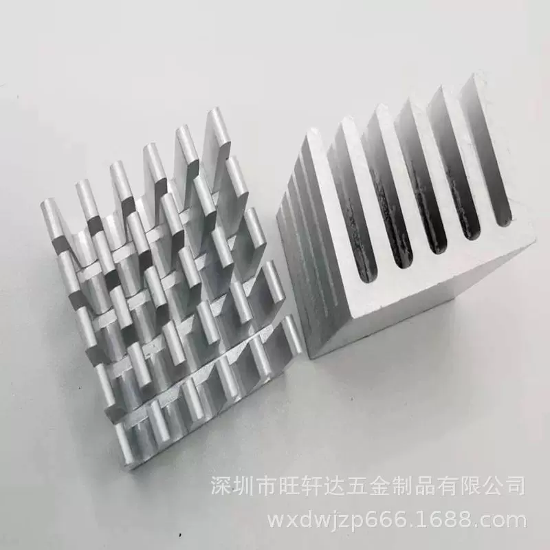 荐厂家21*15*21剖槽铝型材电子散热器铝合金电容器散热片冲压铝制