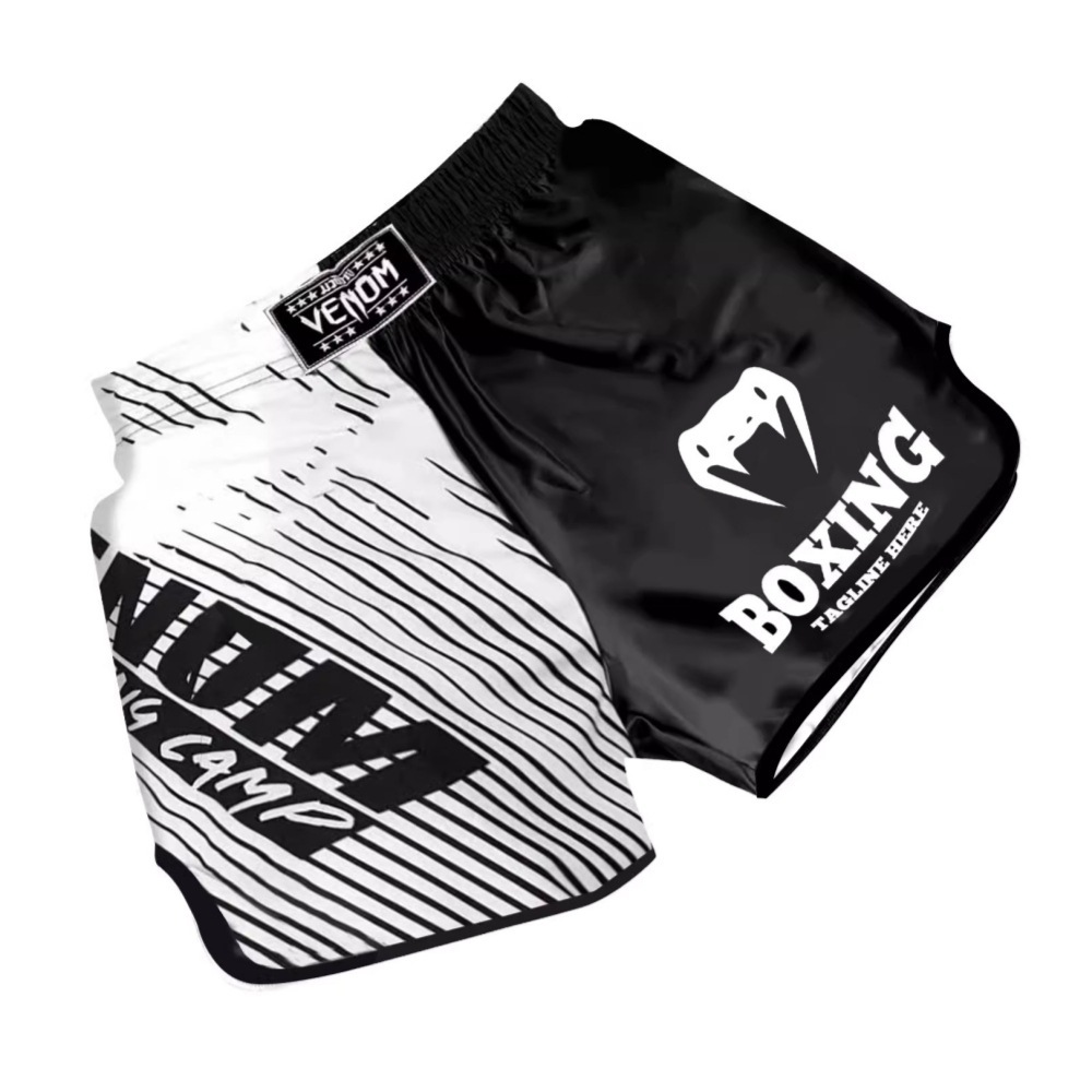 Venom Training Suit Ufc Suit Men's Boxing Tight Quick-Drying Pants Muay Thai Fighting Short-Sleeved Shorts Gym Fighting