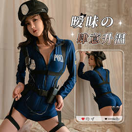 情趣内衣cos女警制服夜场套装诱感空姐装御姐OL秘书套装情趣内衣