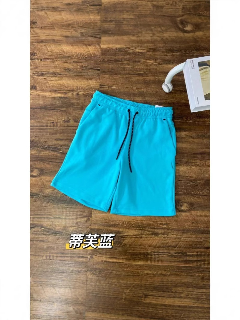 Pantalones cortos 503 para hombre con cremallera trasera multicolor con cordón deportivo casual de verano 2024