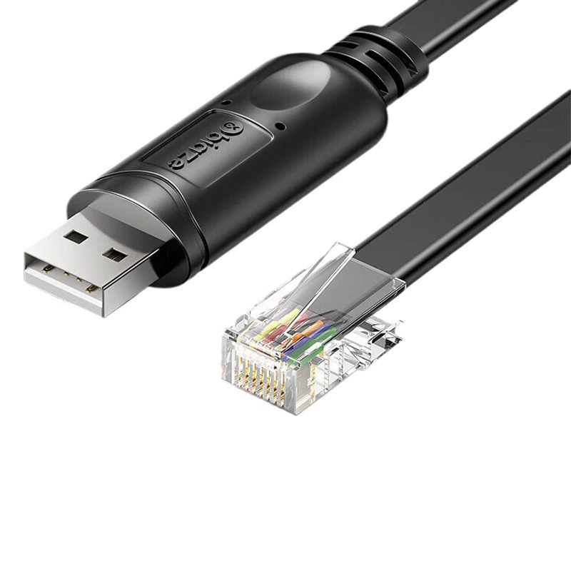 Кабель для отладки консоли Biaz Сетевой порт USB к сетевому порту RJ45, применимый кабель для преобразования маршрутизатора для передачи данных