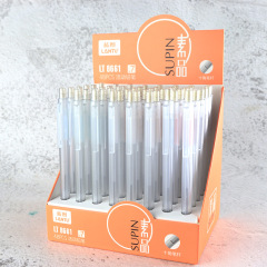 Blueprint 8661 Ten-Angle Automatic Pencil, Unbranded Japanese Style Transparent Frosted 0.5mm Mechanical Pencil, Office Supply Wholesale