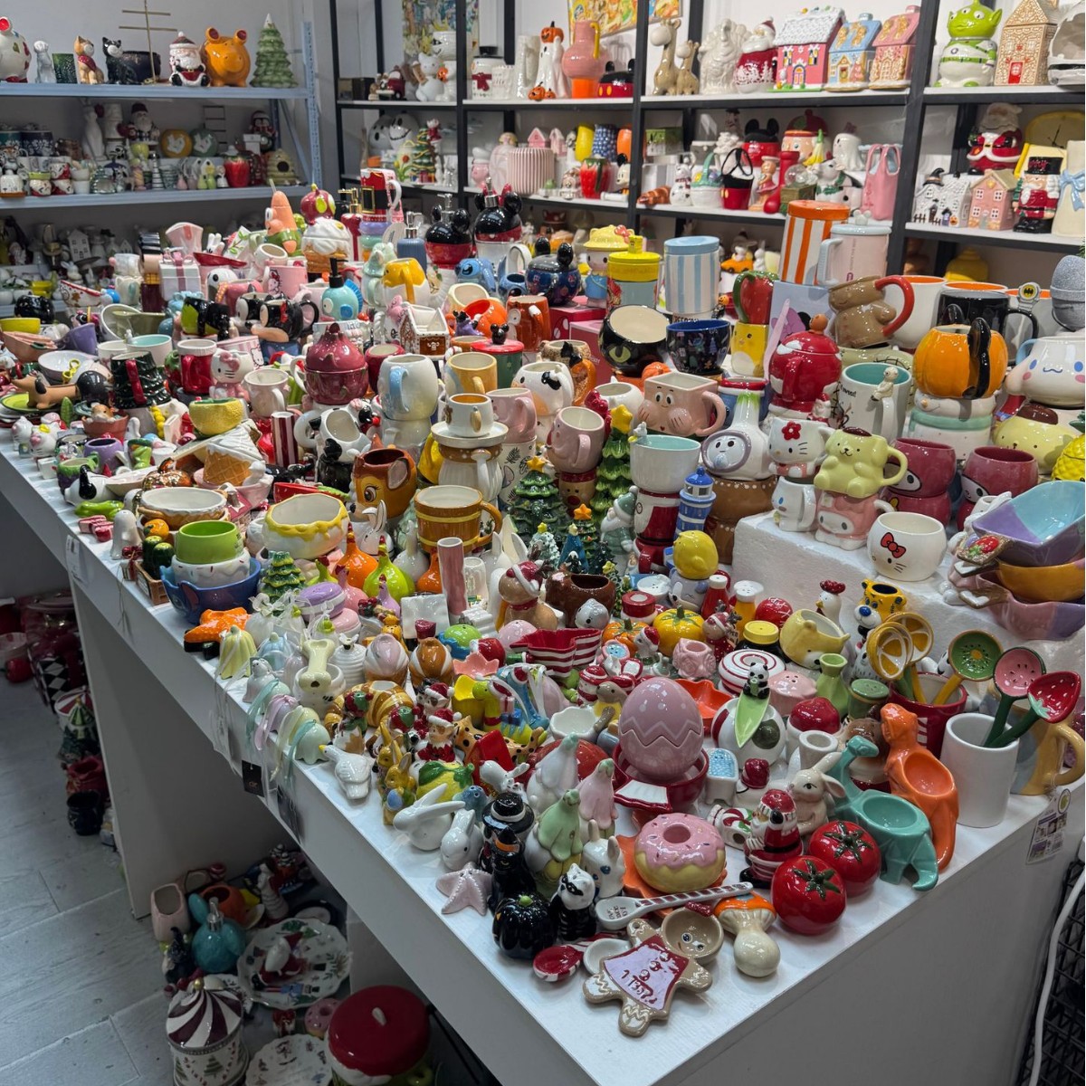 Artesanías de cerámica comercio exterior inventario decoración tazas mezcladas mayorista y minorista