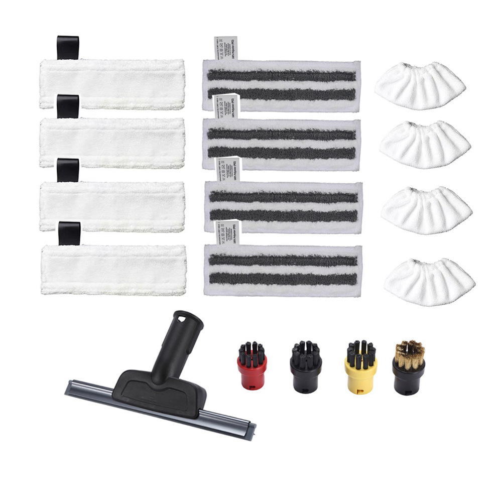 Adecuado para accesorios de vapor Karcher Kach, trapo, trapo, accesorios de vapor Karcher, cepillo redondo pequeño, cepillo de cobre