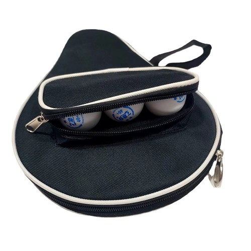 Portable table tennis racket bag cover, transparent storage bag, sports bag, gourd racket cover, table tennis racket bag