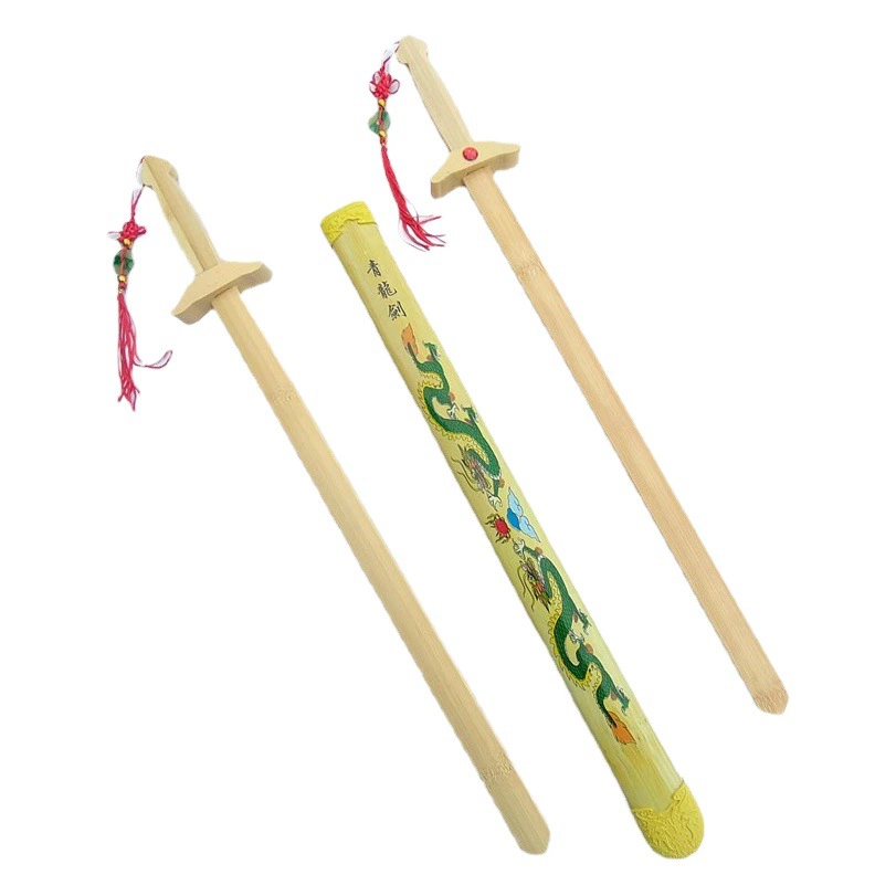 Новый нефритовый кулон бамбуковый Меч дракона меч самурая деревянный цвет дракона деревянный меч ларек живописное место оптом