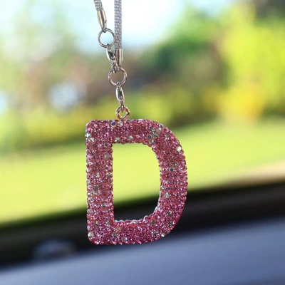 Car hanging – Pendant High-End Letter Car Pendant - d-letter-car-pendant-pink
