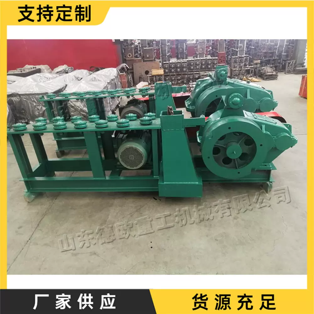 全自动卧式联罐拉丝机 液压钢筋拉丝拉拔机 小型钢筋延伸拉长机