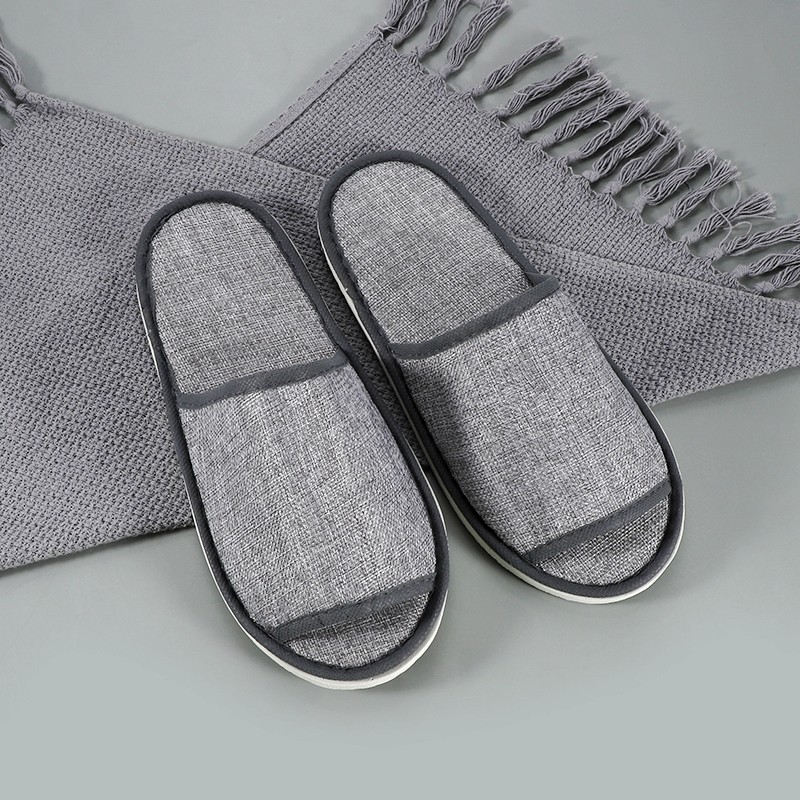 린넨 슬리퍼(회색)