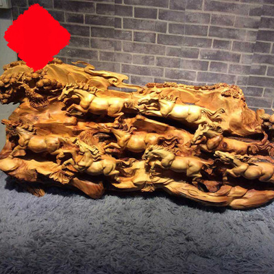 太行崖柏根雕摆件 雕刻木雕陈化料关公观音 达摩 山水佛像工艺品|ru