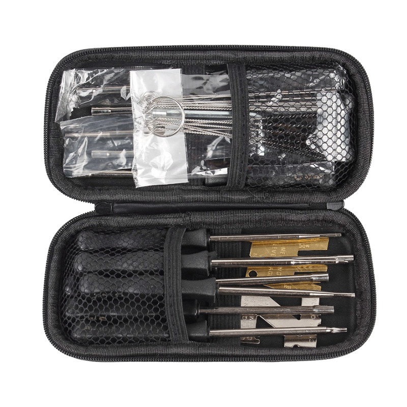 Accesorios de motosierra 12 UNIDS herramienta de ajuste del carburador con el cepillo con la caja Universal