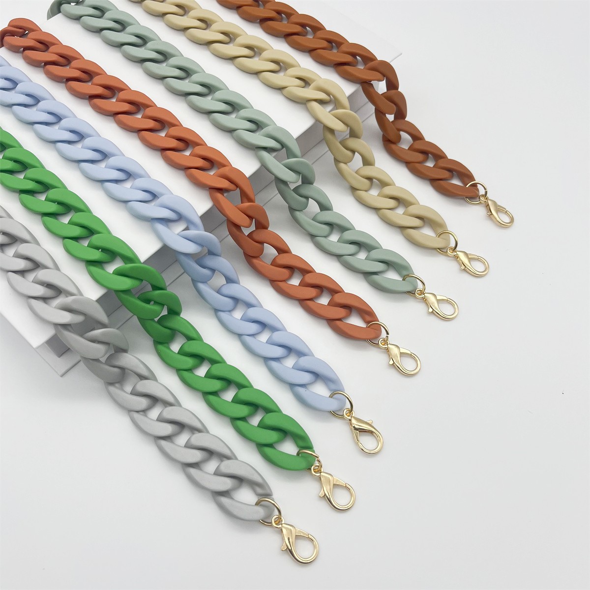 1 Piece Quantity 1 Piece Acrylic Colorful Solid Color Bag Strap