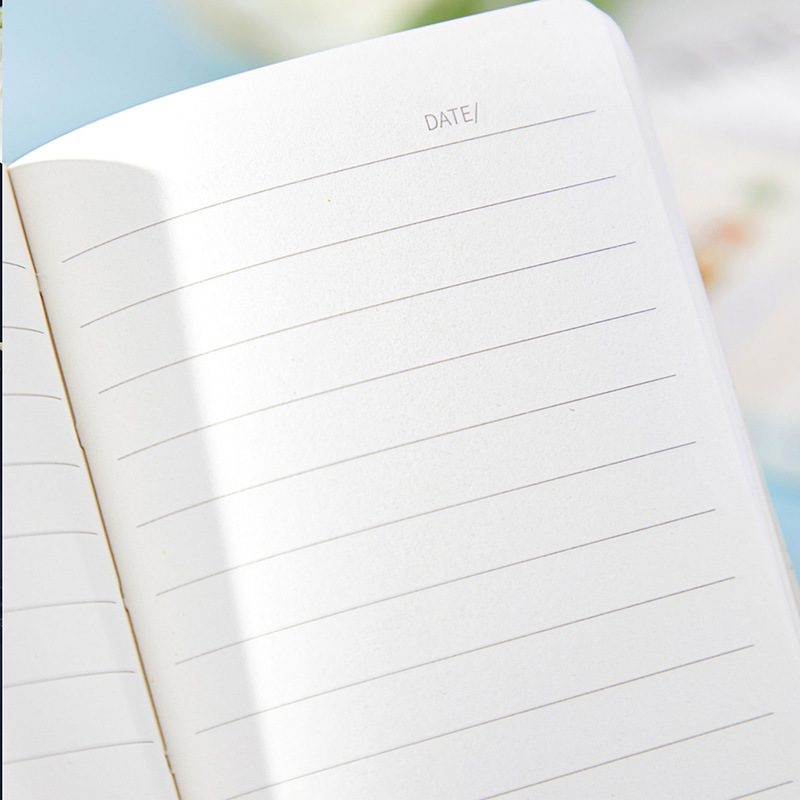 Recoger el libro de tapa dura A7 serie de manuales de vida patrón de dibujos animados bloc de notas cuaderno de oficina para estudiantes