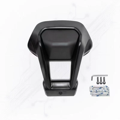 Cushion, Electric car rear backrest - aluminum-alloy-backrest-matte-black-as-shown-in-the-picture