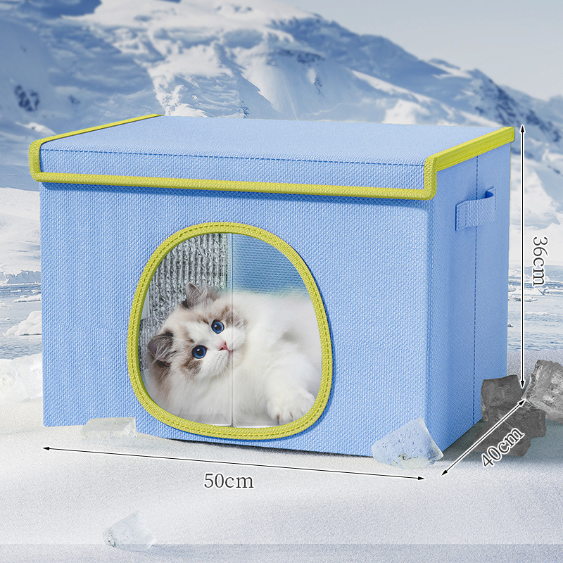 Large blue + twelve free ice bags [cats and dogs can enter]