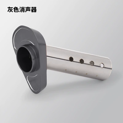 Motorcycle exhaust pipe silencer k10 industry and trade - gray-muffler