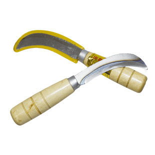 Stainless Steel Banana Knife Wooden Handle Small Machete Pineapple Knife Kitchen Knife Peel Knife Fruit Machete